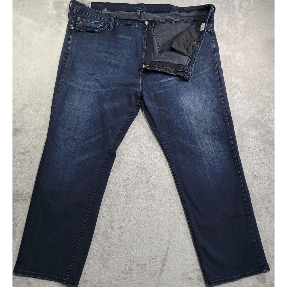 Polo Ralph Lauren Jeans Mens 48x32 Blue Dark Wash Straight Denim Cotton